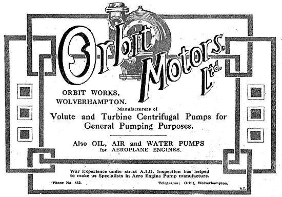 Orbit Motors Ltd - Volute & Turbine Centrifugal Pumps            