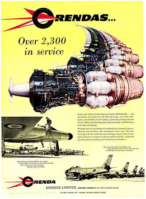 Avro Canada - Orenda Engines                                     