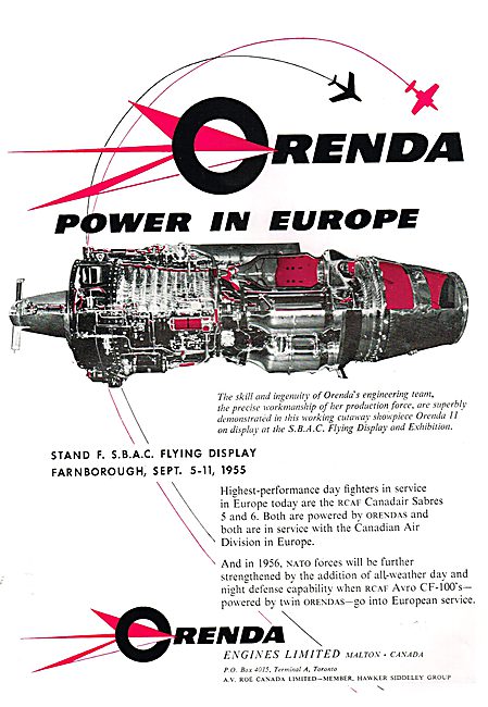 Orenda Engines 1955                                              