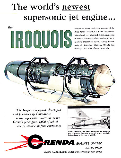 Orenda Engines Iroquois                                          