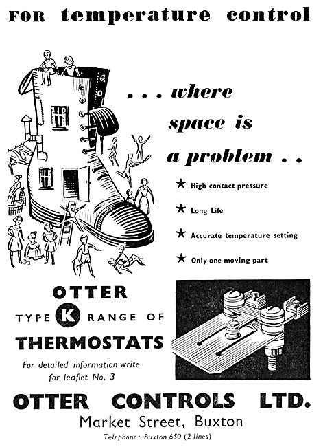 Otter Controls. K Range Thermostats                              