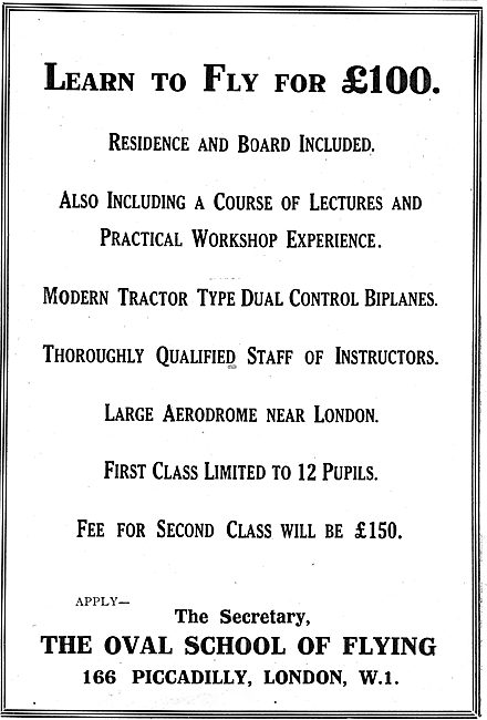 The Oval School Of Flying - Flying Training Near London          