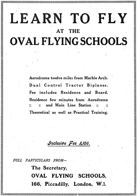 The Oval School Of Flying - Flying Training Near London          
