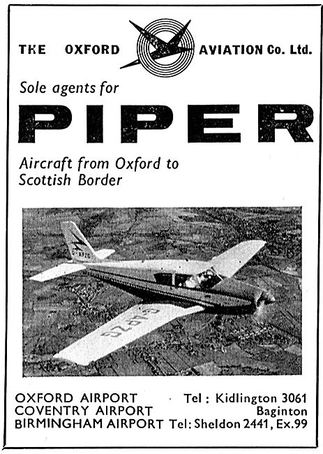 Oxford Aviation - Sole Agents For Piper Aircraft  Oxford-Scotland