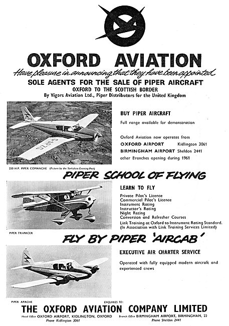 Oxford Aviation For Piper Aircraft                               