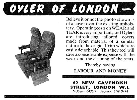 Oyler & Co Ltd. Aircraft Seating Covers                          