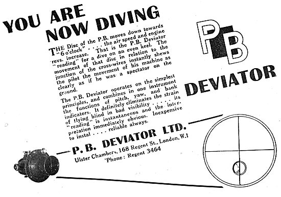 P.B.Deviator Blind Flying Instrument                             