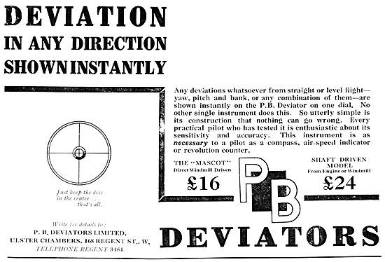 P.B.Deviator Blind Flying Aid 1931                               