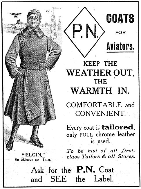 P.N.Stanley. P.N. Elgin Aviators' Coat                           