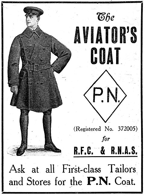 P.N.Stanley. P.N. RFC & RNAS Leather Flying Coats                