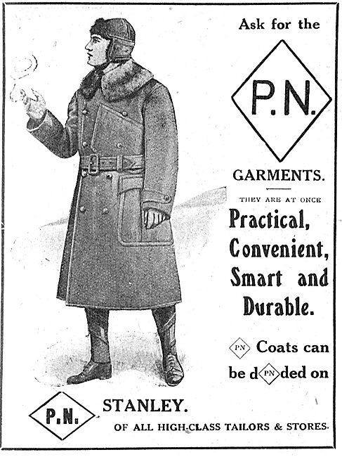 P.N.Stanley. P.N. Leather Flying Coats                           