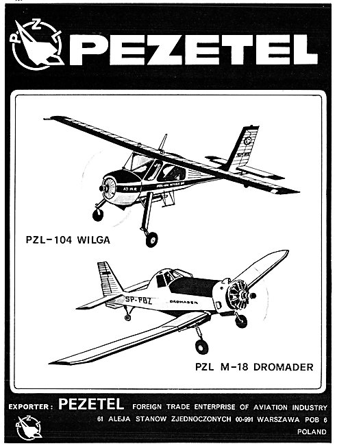 Pezetel - PZL-104 Wilga -  PZL M-18 Dromader                     