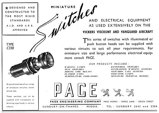 Page Electrical & Electronic Equipment For The Aircraft Industry 