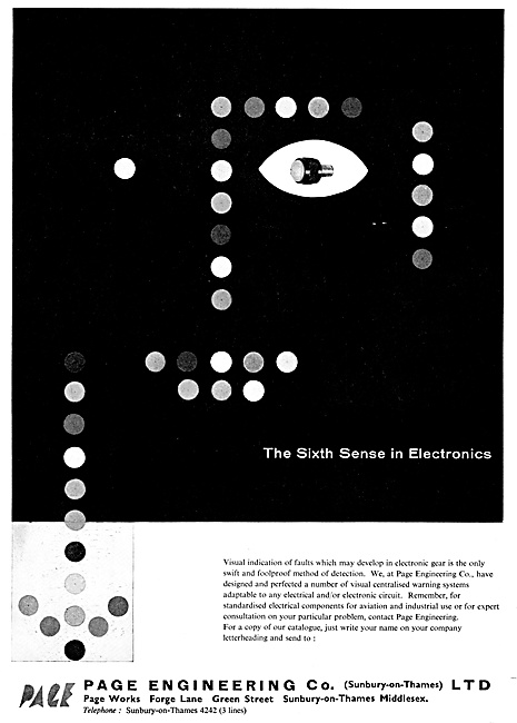Page Electrical & Electronic Equipment For The Aircraft Industry 