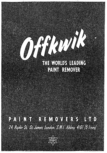 Paint Removers Ltd : Offkwik Paint Remover                       