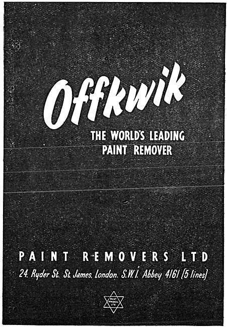 Paint Removers Ltd : Offkwik Paint Remover                       