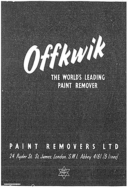 Offkwik Paint Remover For Airframes & Surfaces                   