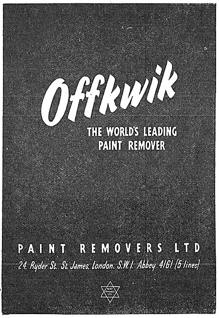Paint Removers Ltd : Offkwik Paint Remover                       