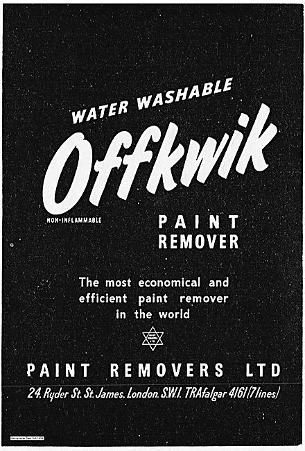 Paint Removers Ltd Water Washable Offkwik Paint Remover          