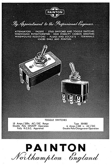 Painton El;ectrical Components & Accessories                     