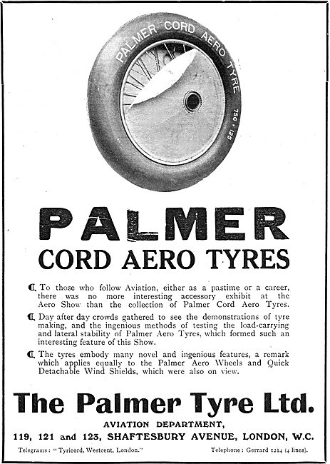 Palmer Cord Aero Tyres                                           