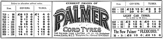 Palmer Cord Tyres                                                