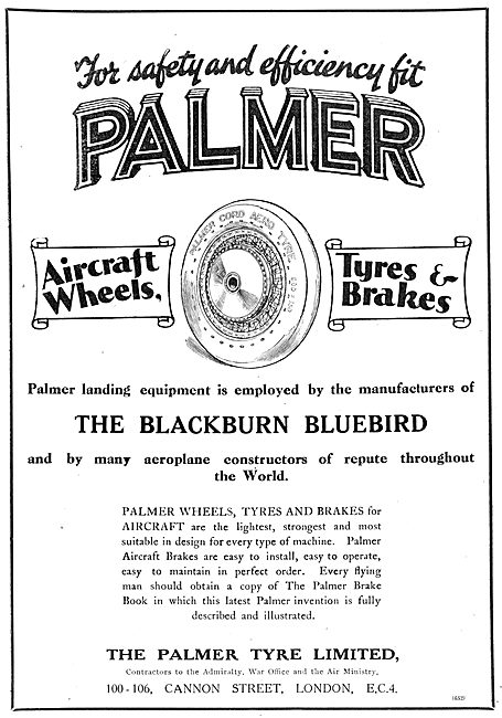 Palmer Aircraft Wheels, Tyres & Brakes                           