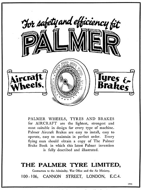 Palmer Aircraft Tyres, Wheels & Brakes                           