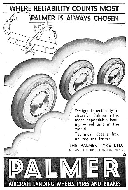 Palmer Aircraft Landing Wheels, Tyres & Brakes                   