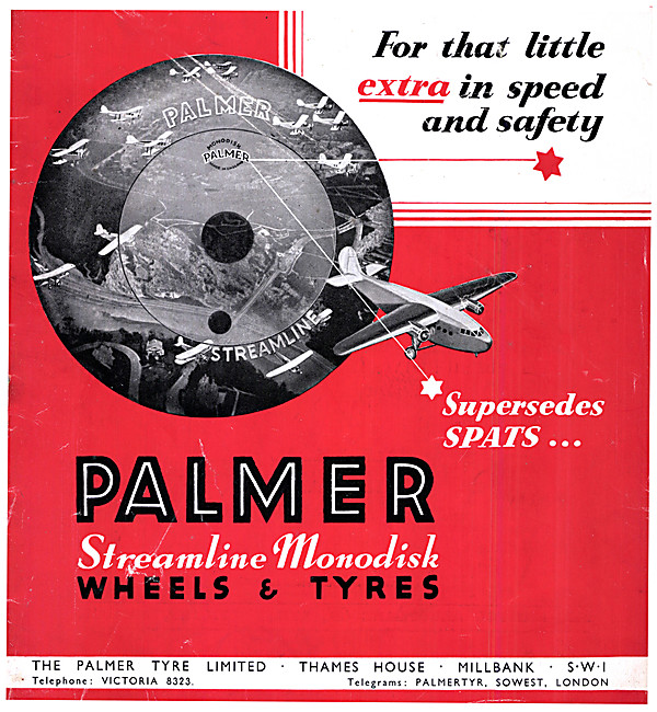 Palmer Streamlined Monodisk Wheels & Tyres                       