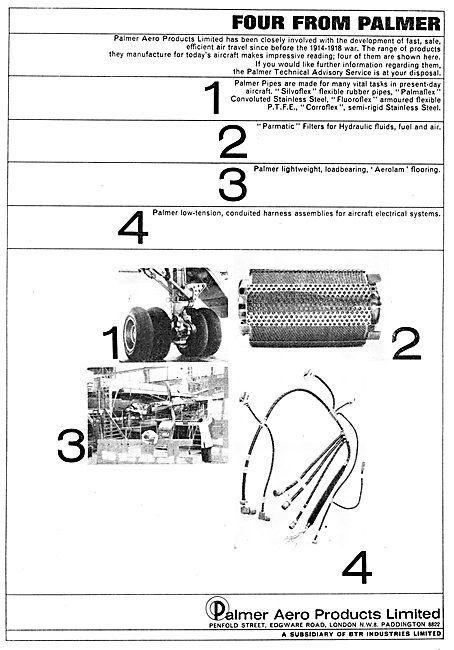 Palmer Aero Products. Pipes, Filters & Wiring Harnesses          