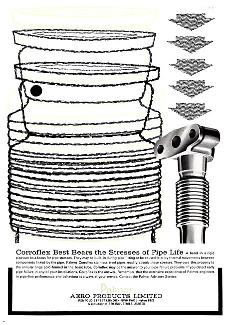 Palmer Aero Products - Corroflex Pipes                           