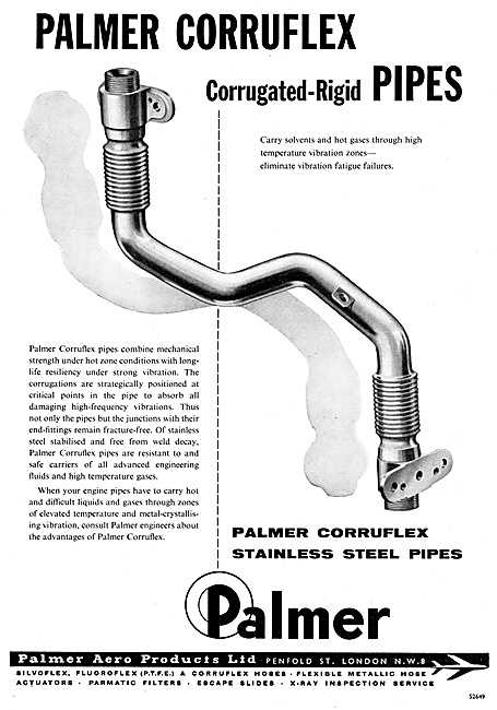 Palmer Pipes, Hoses,Escape Slides,Pneumatic Actuators, X-Ray NDT 