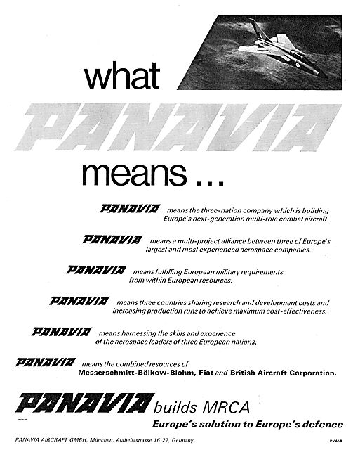 Panavia Builds MRCA                                              