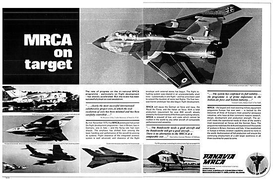 Panavia MRCA Tornado 1975                                        