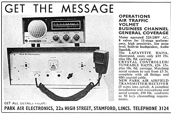 Park Air Electronics, Airband Radios                             