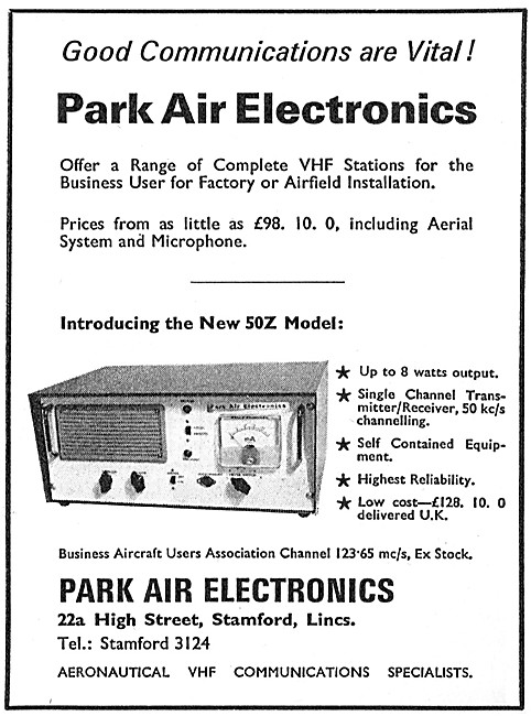Park Air Electronics, Airport VHF Radio Systems                  