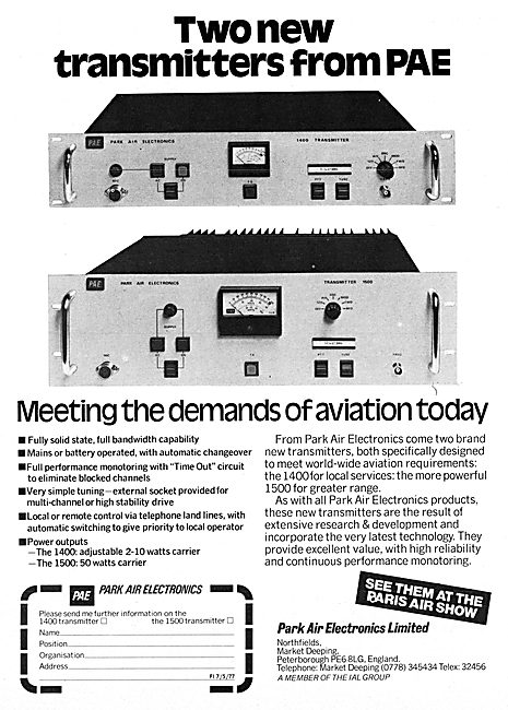 Park Air Electronics,  Airfield VHF Radio Systems                