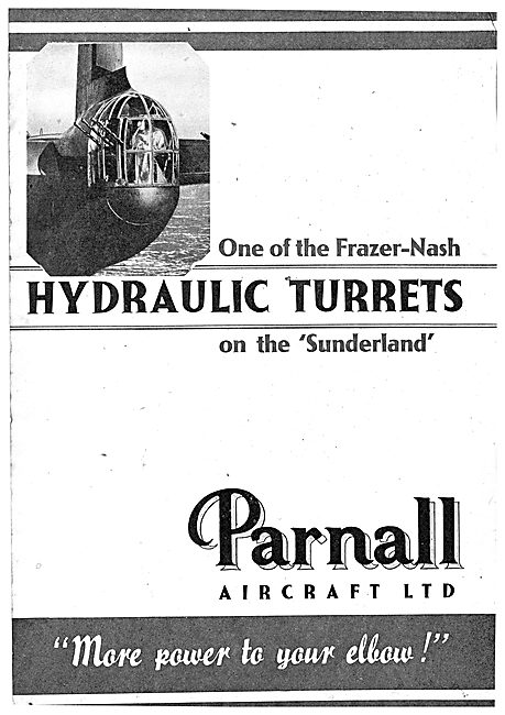 Parnall Frazer-Nash Hydraulic Gun Turrets. Wellington            