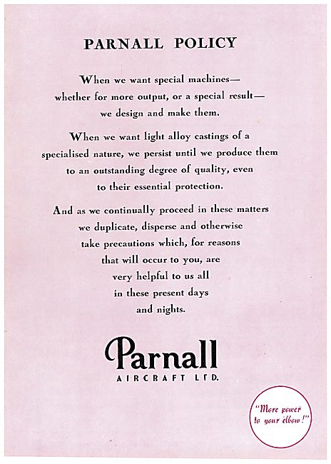 Parnall Aircraft Engineering                                     