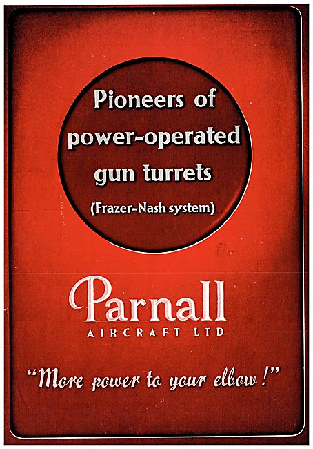 Parnall Power Operated Gun Turrets. Frazer-Nash                  