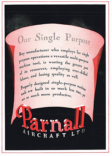 Parnall Power Operated Gun Turrets. Frazer-Nash                  