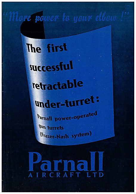 Parnall Power Operated Gun Turrets - Frazer-Nash                 
