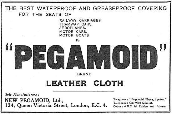 Pegamoid Leather Cloth                                           