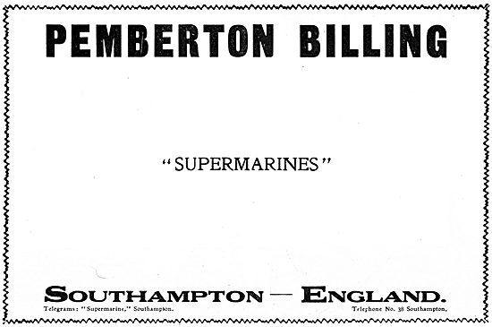 Pemberton-Billing - Supermarine                                  