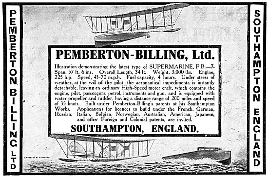 Pemberton-Billing - Supermarine PB7                              