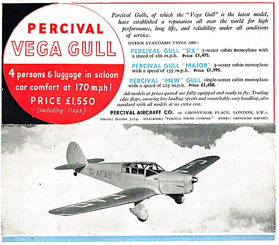 Percival Vega Gull                                               