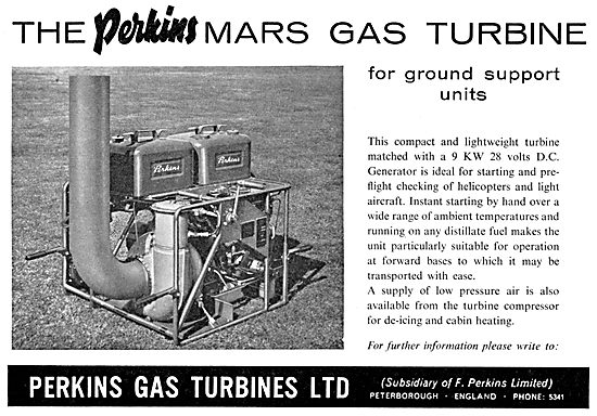 Perkins Mars Gas Turbine Engine - Ground Support                 