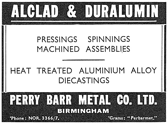 Perry Barr Aluminium Alloy Diecastings                           