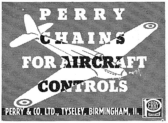 Perry & Co. Tyseley. Chains For Aircraft Controls                